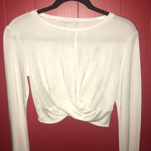 Forever 21 l/s crop top